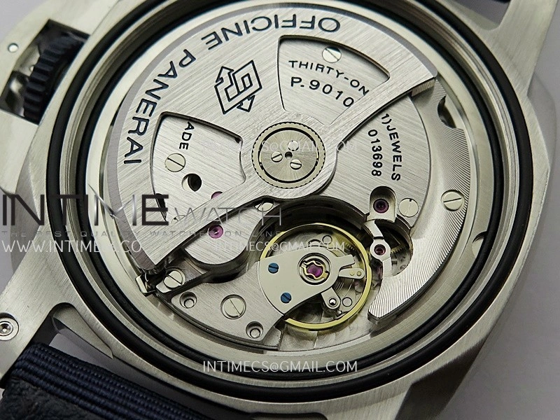 PAM1157 44mm VSF 1:1 Best Edition Blue Dial On Blue Nylon Strap P.9010 Super Clone